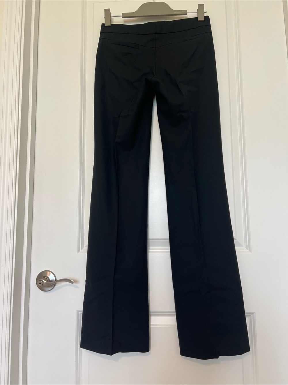 Theory Solada wool/ spandex Classic Black Wide-Leg Dress Pants - Women's 0 GREAT - Picture 2 of 12